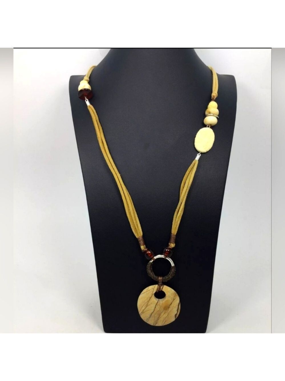 NWT J. Jill Semi-Precious Accents Multi Strand Necklace